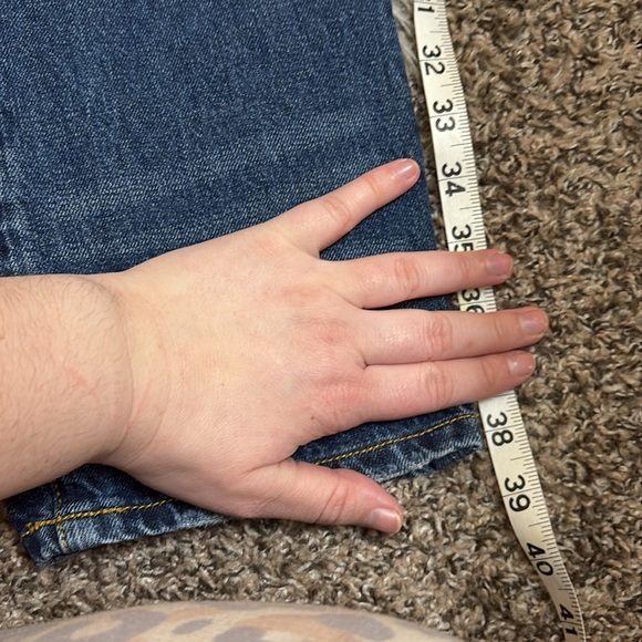 Cabi Distressed 100% BF Boyfriend Jeans Cropped Size 2 100% Cotton - Picture 8 of 14